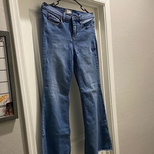 Free People Light Blue Flare Jeans